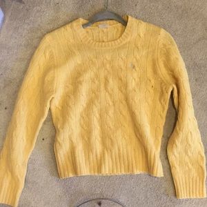 Abercrombie vintage yellow sweater